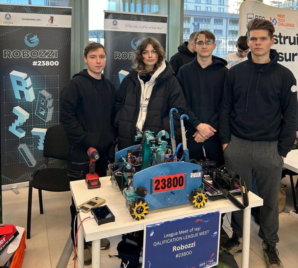 Inteligența și pasiunea elevilor din echipa Robozzi #23800: Susține viitorul roboticii românești